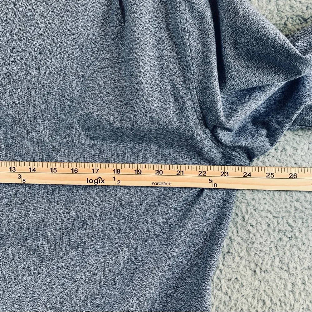 J.crew Dress Shirt Men's Long Sleeve Button Up Dark Blue Size L‎